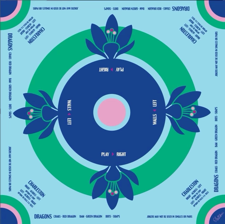 Preppy Soiree Mat - Oh My Mahjong