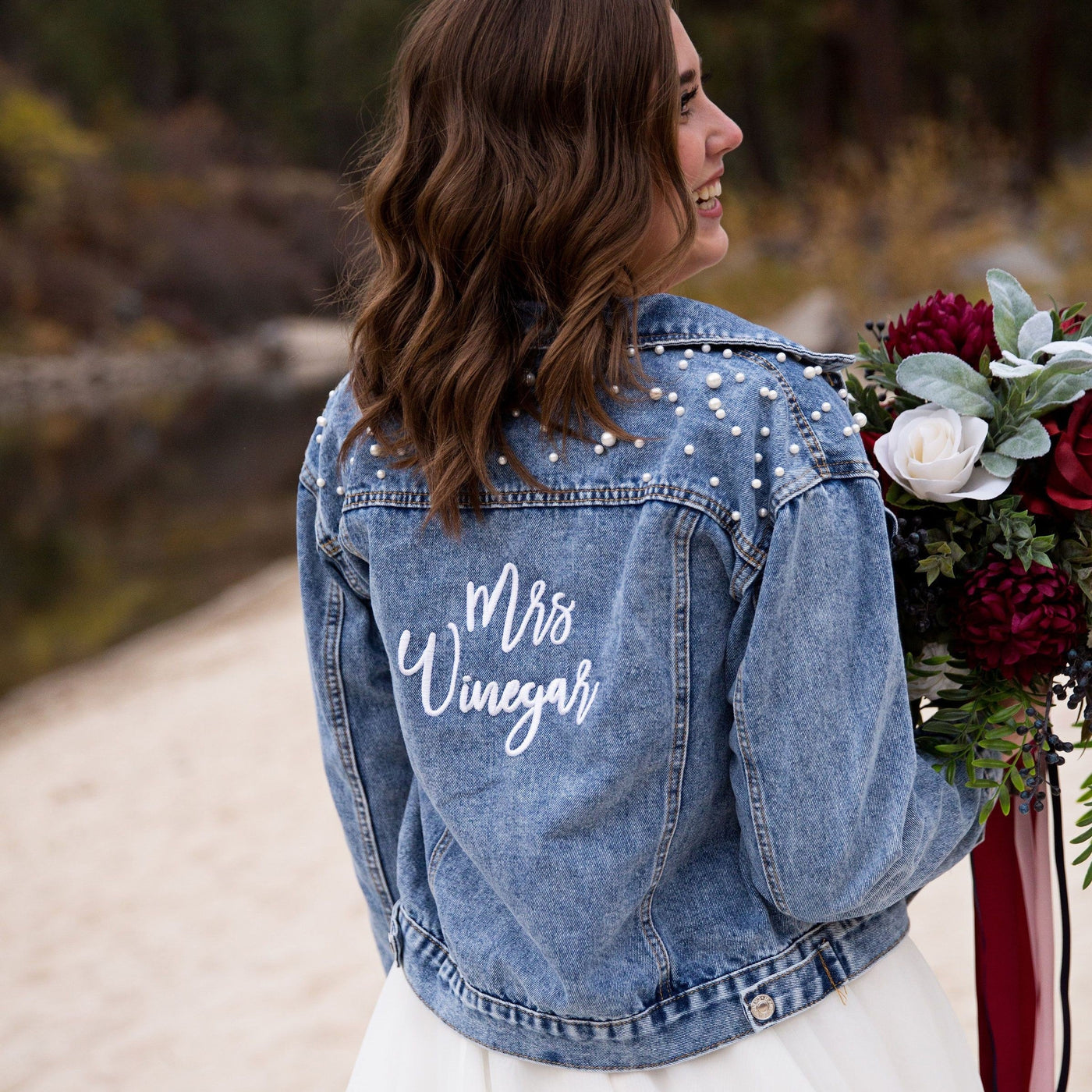 Classic Pearl Studded Jacket