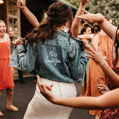 Classic Pearl Studded Jacket