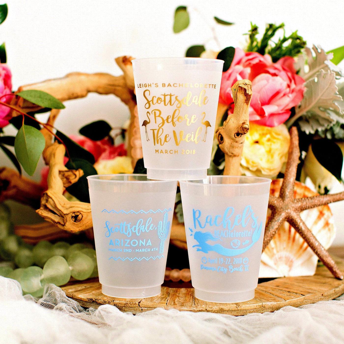 Birthday Party Favor Frosted Cups