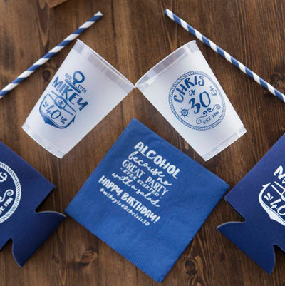 Birthday Party Favor Frosted Cups