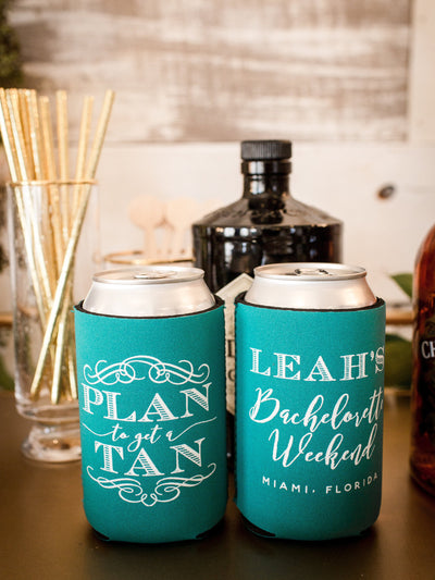 Any Personalized Design on a Can Cooler! Your Art, Your Ideas, Your Pets, Monogram, Boat or Venue Drawing! The options are endless!