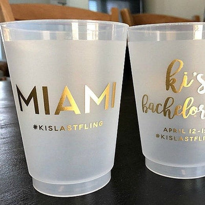 Personalized 10oz Frosted Cups