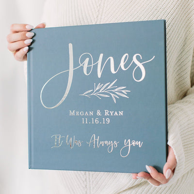 Personalized Hardcover Wedding Guest Book